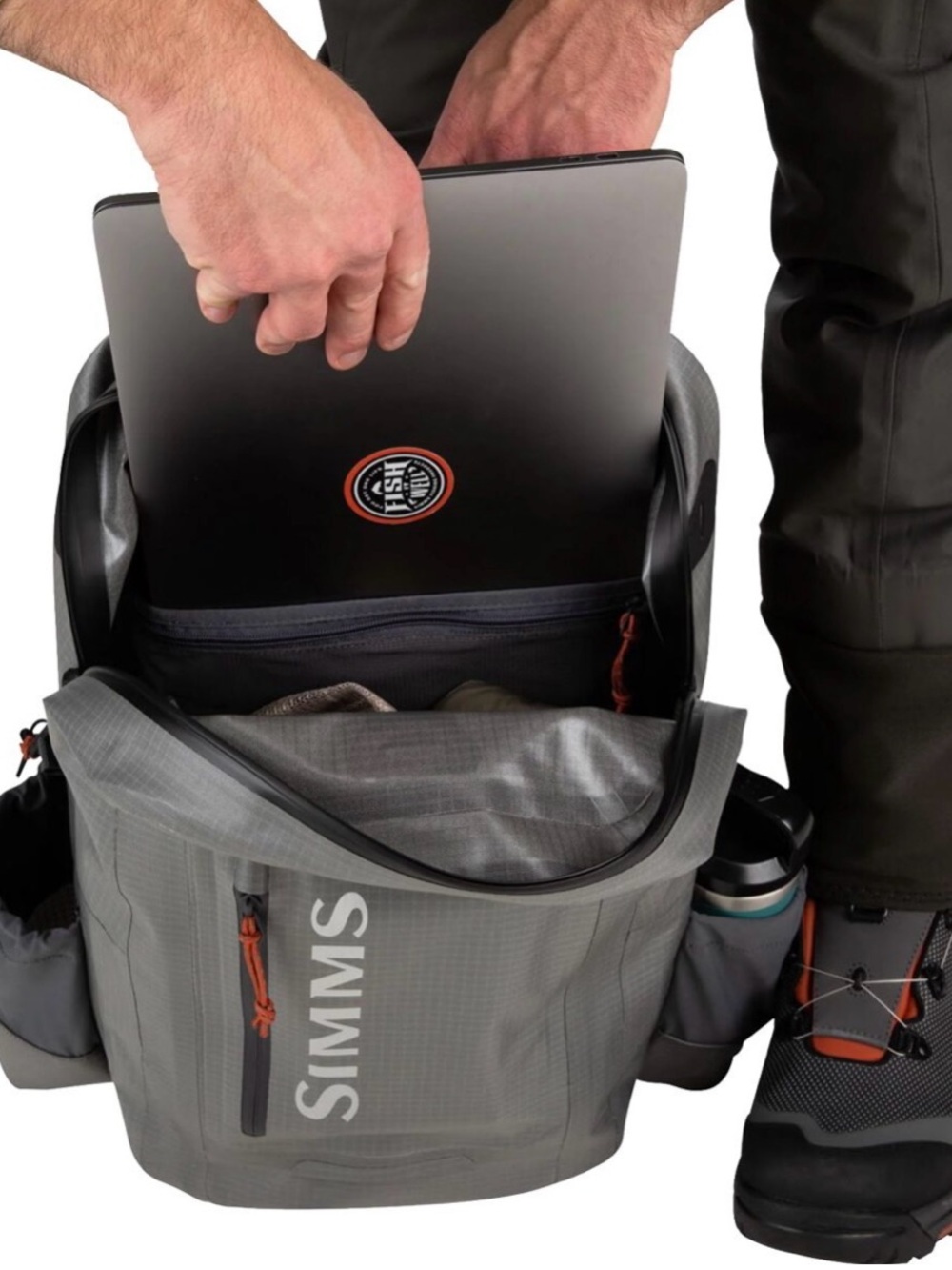 SIMMS Dry Creek Z Backpack NWT Light Gray - Picture 3 of 10